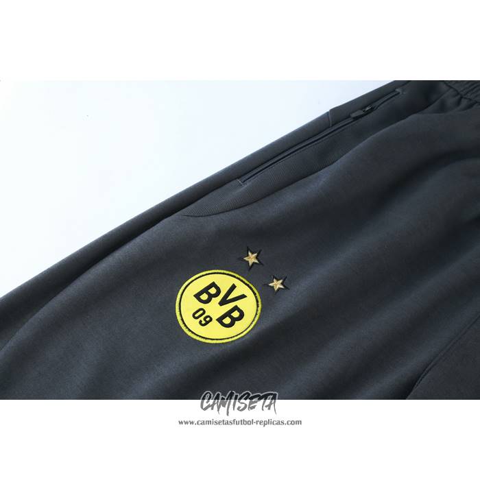 Pantalon de Entrenamiento Borussia Dortmund 2022-2023 Gris